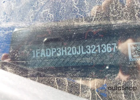 2018 Ford Focus Sel z USA, uszkodzony, nr VIN 1FADP3H20JL321367